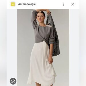 Anthropologie Gemini Sweater Dress Combo